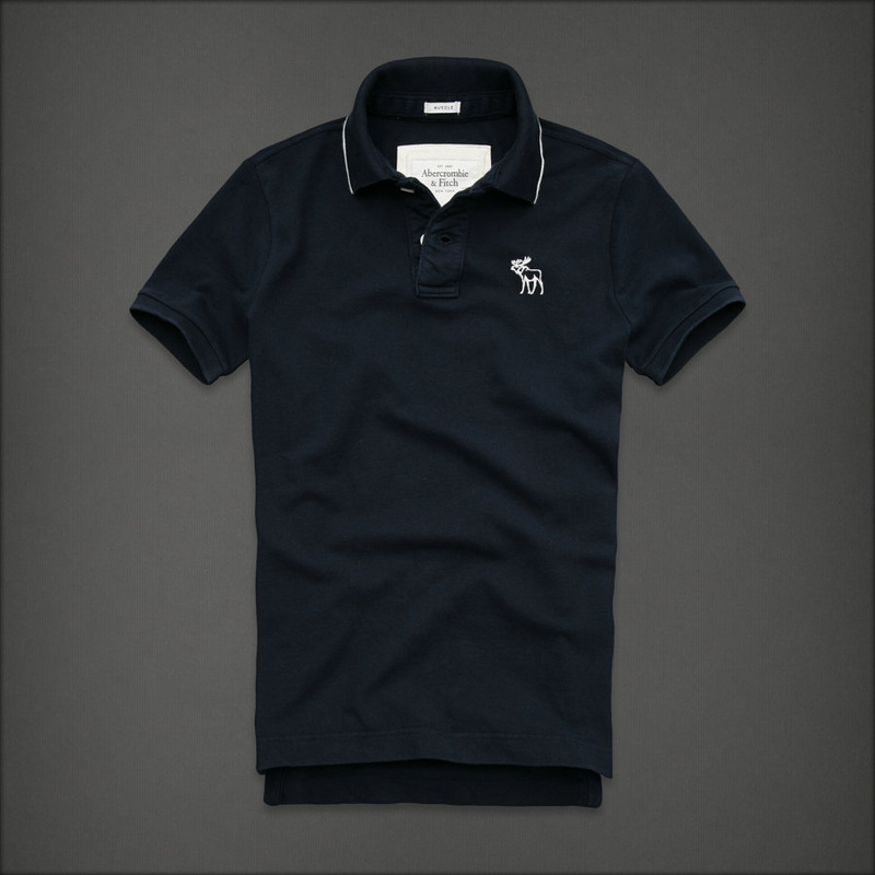 Abercrombie Fitch Hombres Polo Corto Remera AF7050